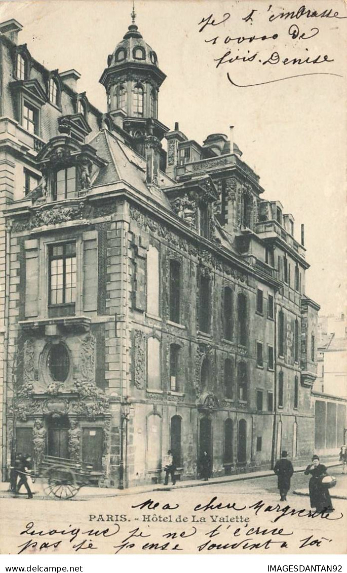 75 PARIS 04 AH#AL00656 HOTEL DE LA VALETTE