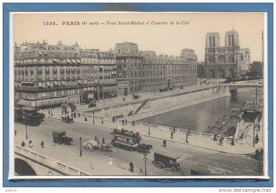 75 - PARIS - 04 Arr. -- Pont St Michel et....