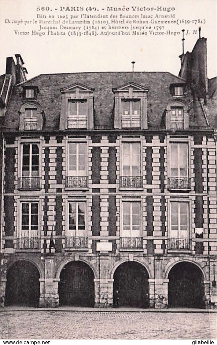 75 - PARIS 04 - vieux hotels - musée Victor Hugo