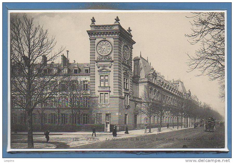 75 - PARIS - 05 Arr. -- Le Ministère de la Guerre...