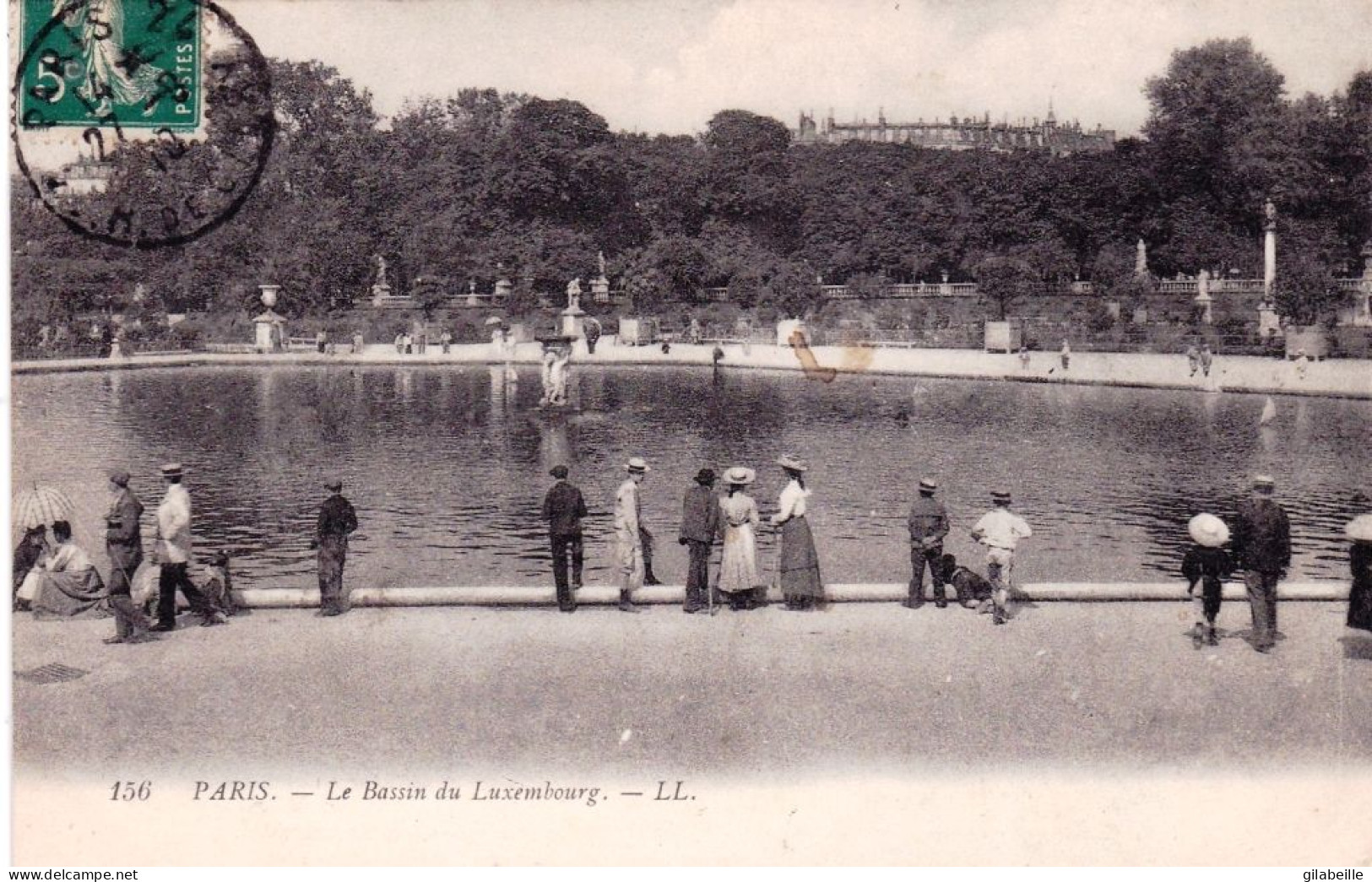 75 -  PARIS 05 - le bassin du Luxembourg