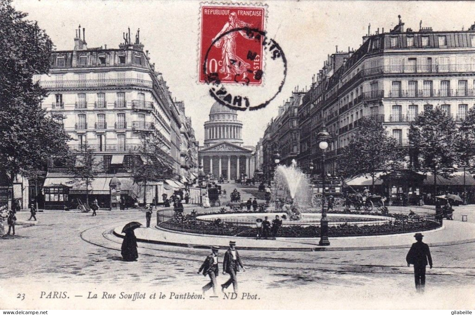 75 - PARIS 05 -  rue Soufflot et le Pantheon
