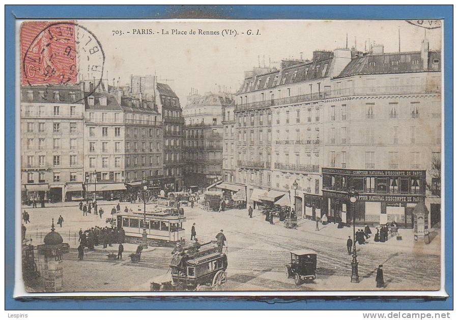 75 - PARIS - 06 Arr. -- La place de Rennes