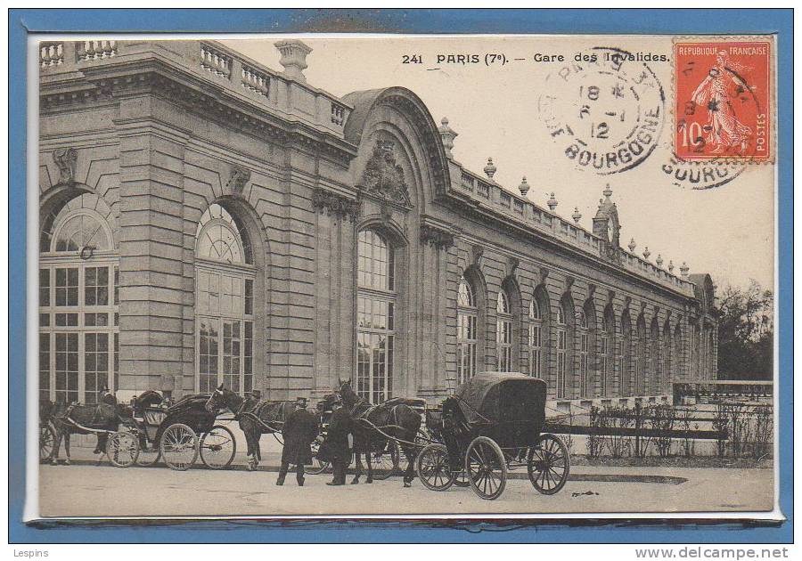 75 - PARIS - 07 Arr. --  Gare des Invalides