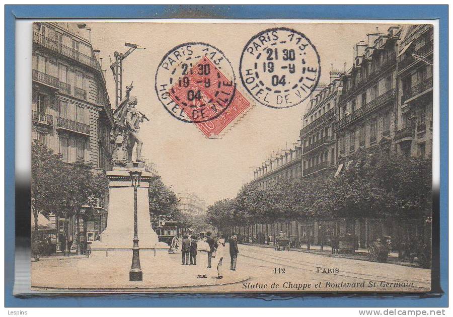 75 - PARIS - 07 Arr. -- Statue de Chappe et ....