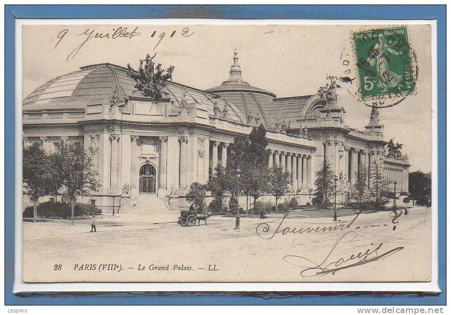 75 - PARIS - 08 Arr. --  Le grand Palais