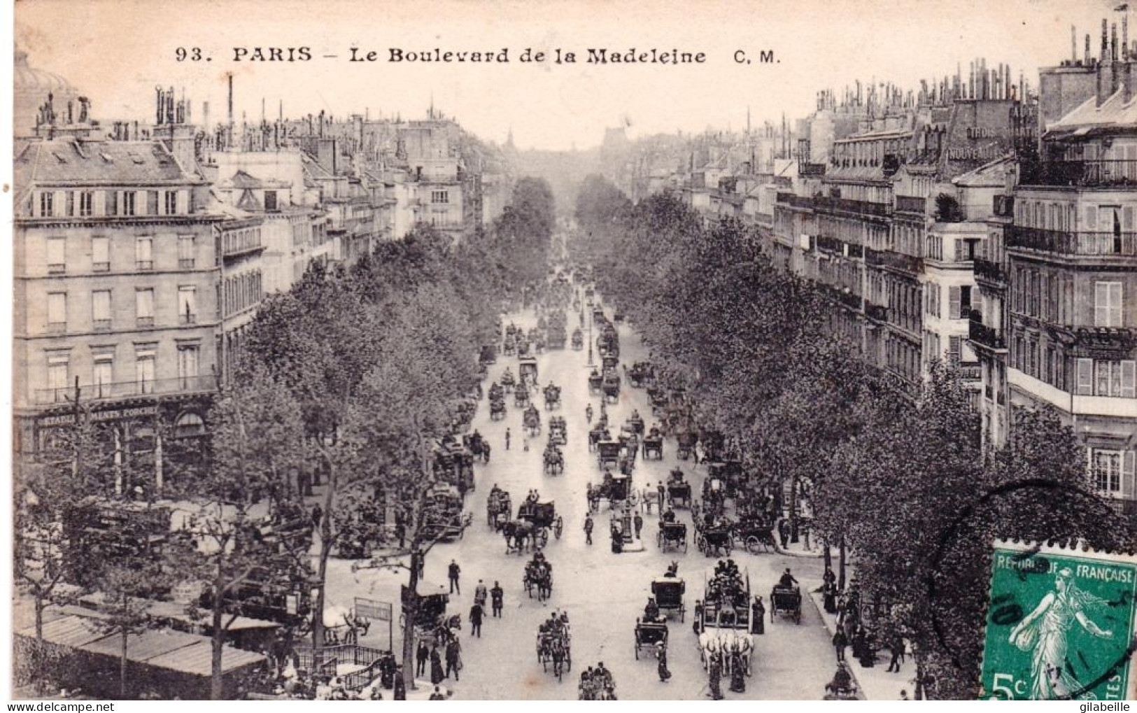 75 - PARIS 08 - boulevard de la Madeleine