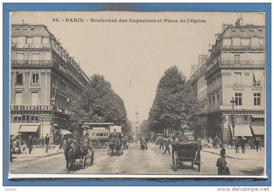 75 - PARIS - 09 Arr. --  Boulevard des Capucines et...