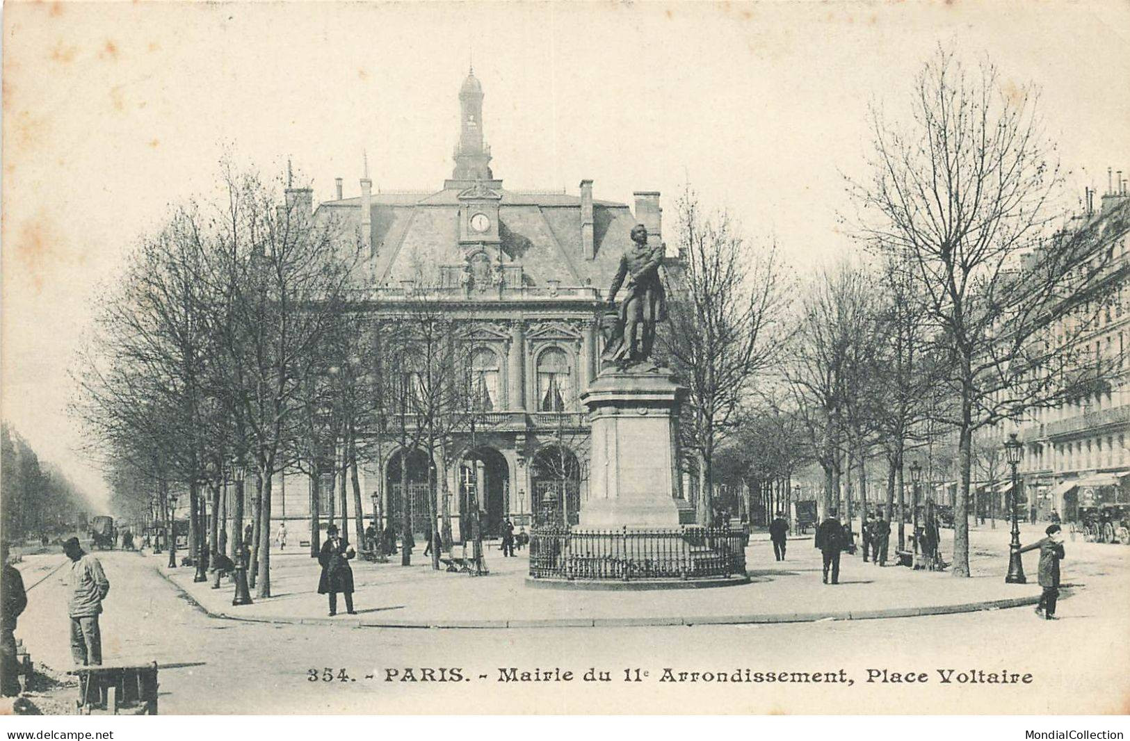 75 PARIS 11 AH#AL00675 MAIRIE DU 11E ARRONDISSEMENT PLACE VOLTAIRE