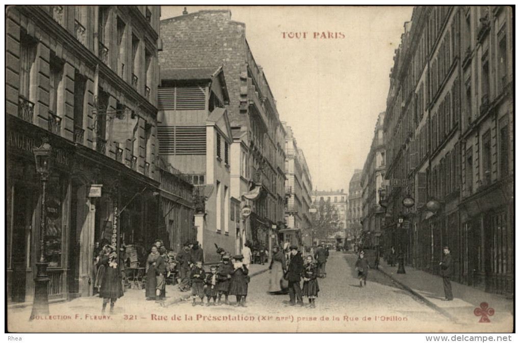 75 - PARIS - 11 ème - Rue de la Présentation - série Tout Paris