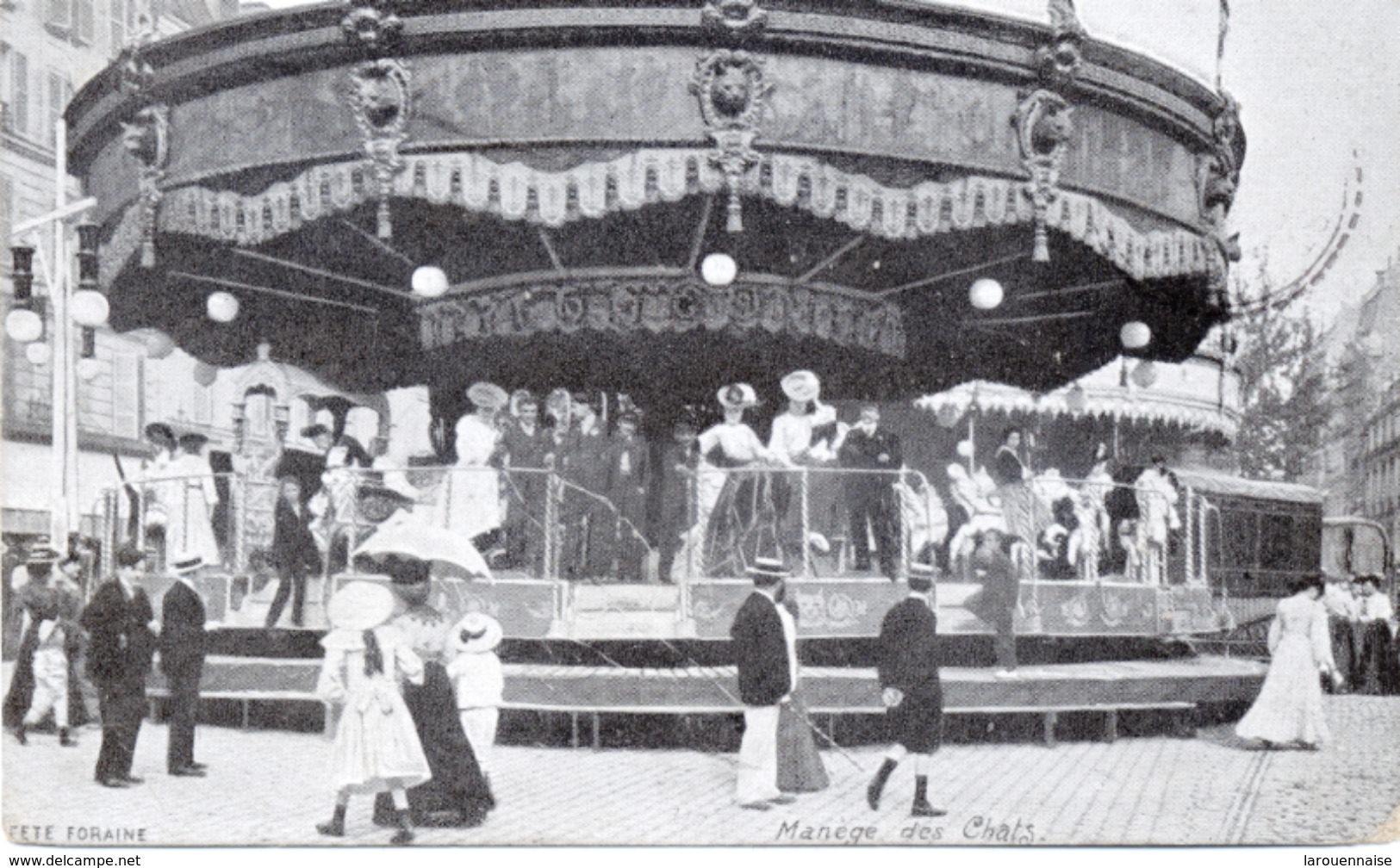 75 - Paris 12 : Foire du Trone , Manège des Chats .