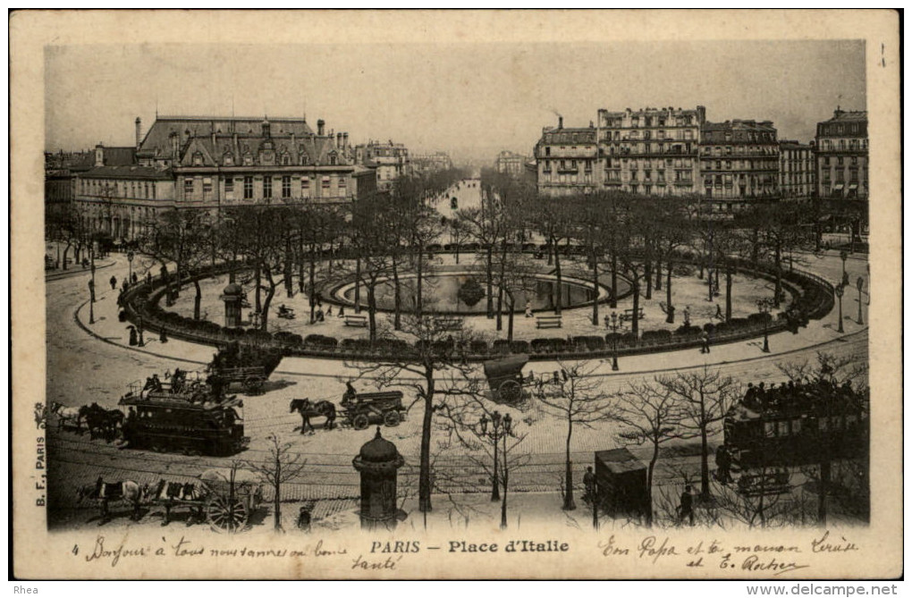 75 - PARIS - 13 ème - place d'Italie