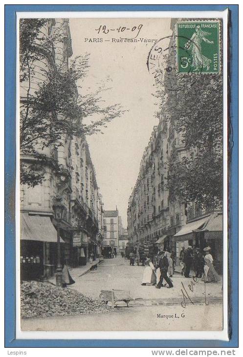 75 - PARIS - 14 Arr. -- Rue jean Vaury