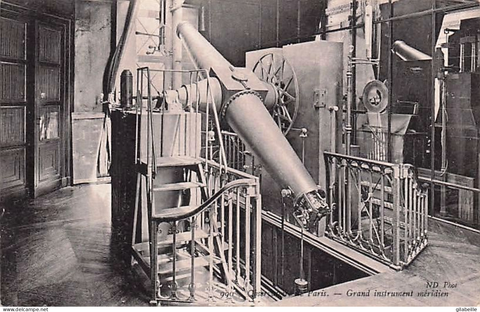 75 - PARIS -14 - observatoire de Paris - grand instrument Méridien