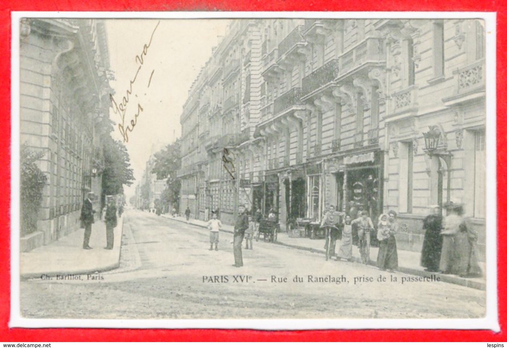 75 - PARIS - 16 arr. - Rue  du Ranelagh