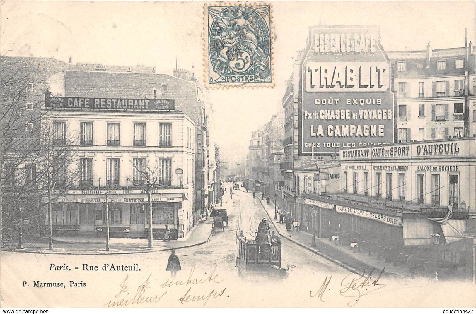 75-PARIS 16e - RUE D'AUTEUIL