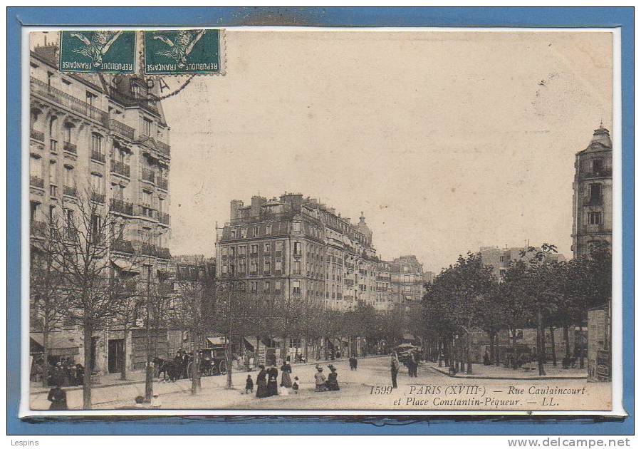 75 - PARIS - 18 Arr. - Rue caulaincourt et....