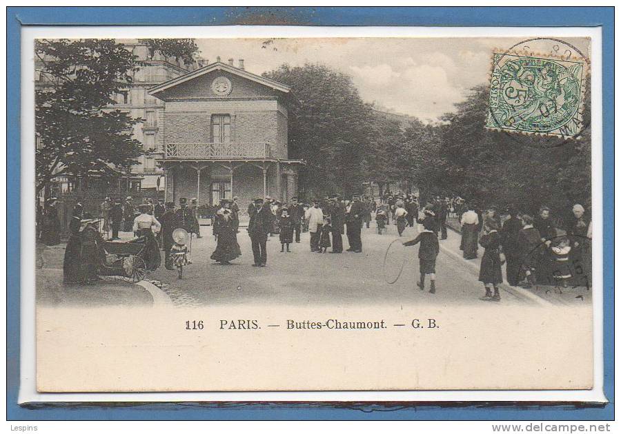 75 - PARIS - 19 Arr. --  - Buttes Chaumont .....