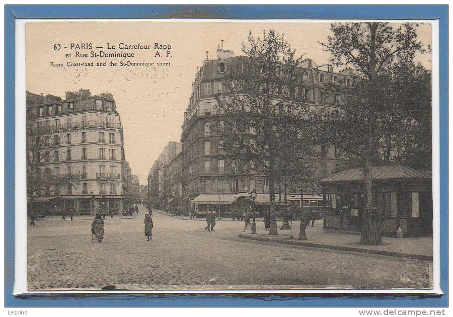 75 - PARIS - Arr. 07 --  Le Carrefour Rapp