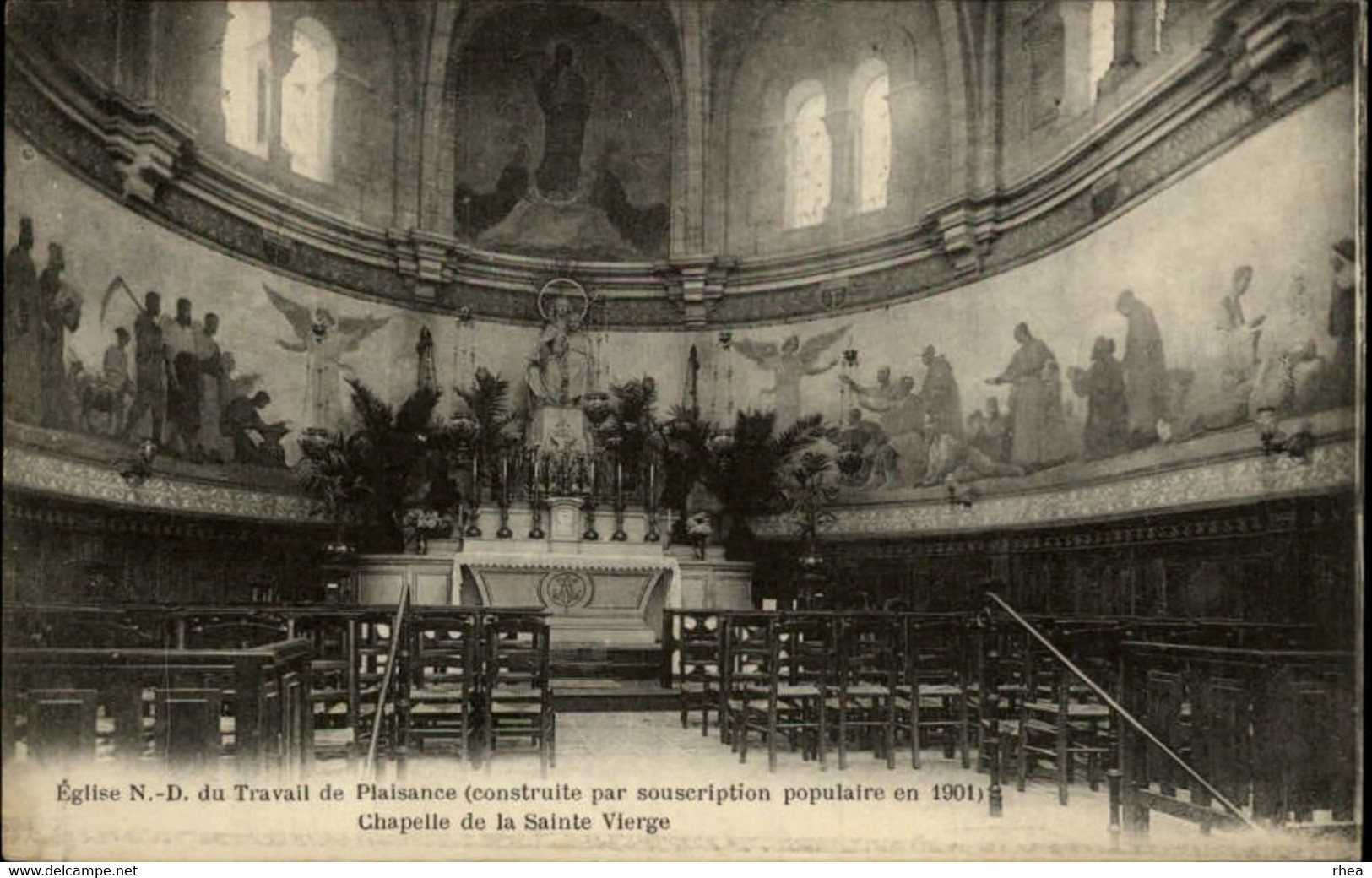 75 - PARIS - arrondissement 14 - Eglise Notre-Dame du Travail - construite par souscription populaire