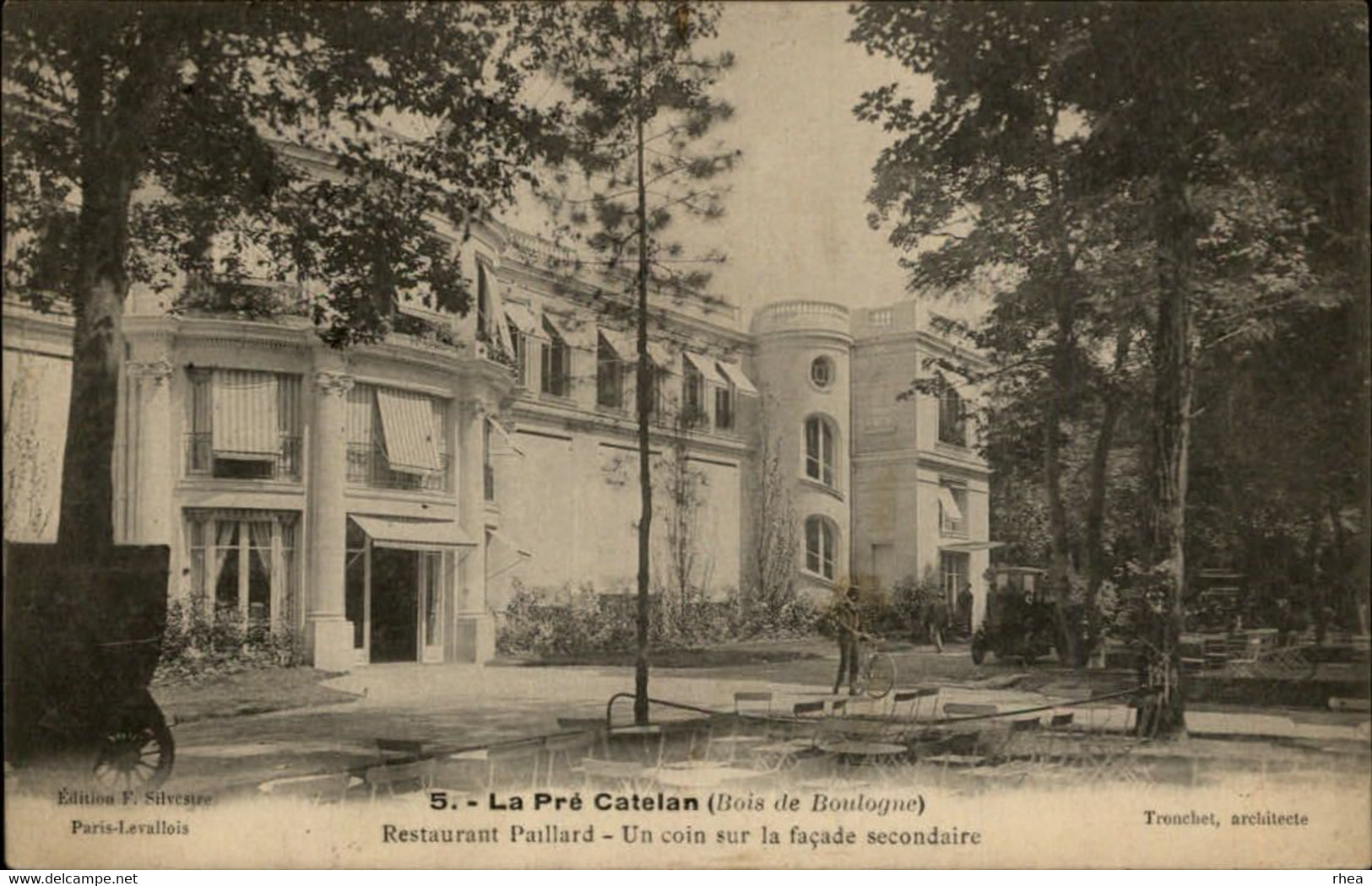 75 - PARIS - arrondissement 16 - le Pré Catelan - Restaurant Paillard