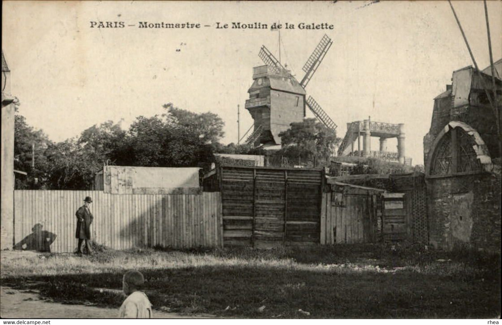 75 - PARIS - arrondissement 18 - Moulin de la Galette - Montmartre -