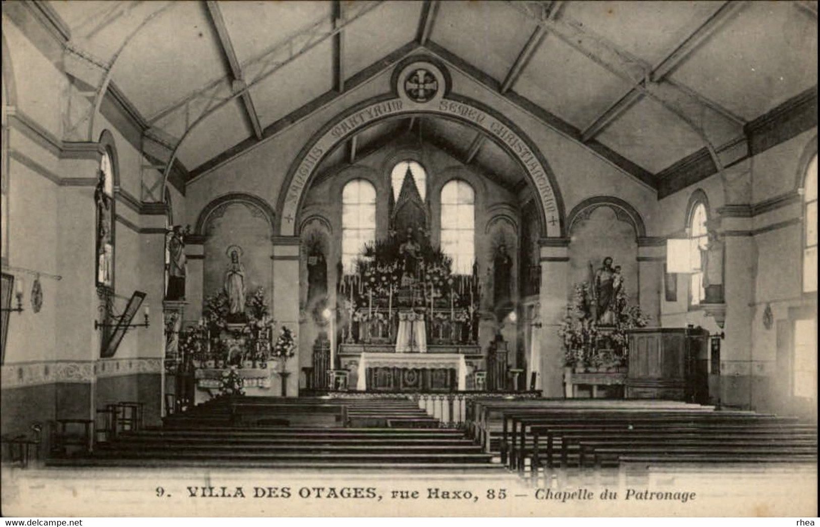 75 - PARIS - arrondissement 20 - Villa des Otages - Chapelle du Patronage - rue Haxo