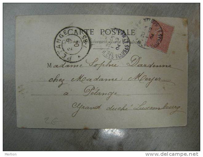 75 PARIS - Buttes Chaumont - Le Lac   1904 Petange - Luxembourg  D102759