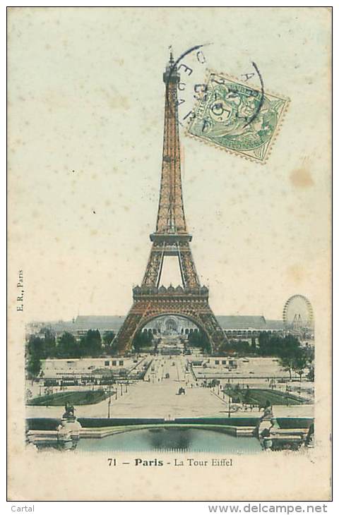 75 - PARIS - La Tour Eiffel (E.R. Paris, 71)