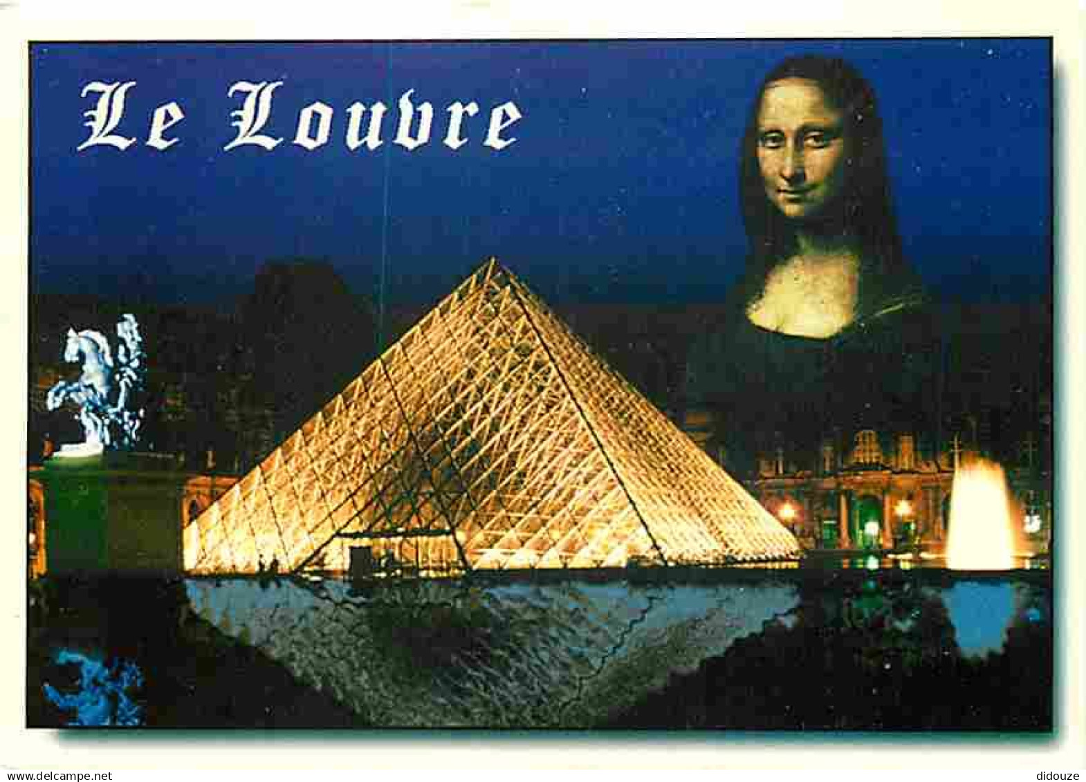 75 - Paris - Musée du Louvre - La Pyramide du Louvre - La Joconde - Carte Neuve - CPM - Voir Scans Recto-Verso