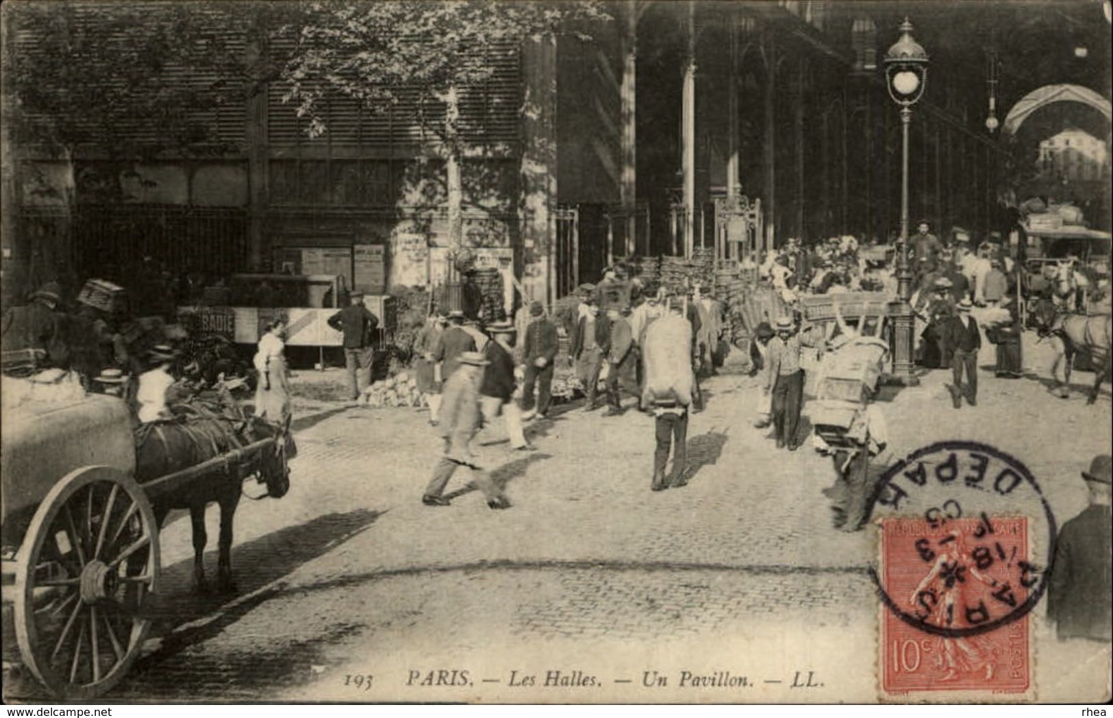 75 - PARIS - Petits Métiers - les halles -
