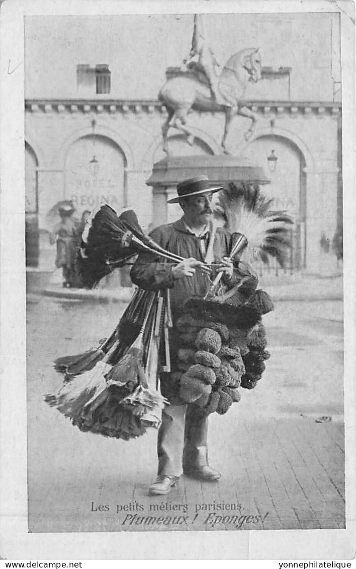 75 - PARIS - Petits métiers parisiens - Plumeaux ! Éponges ! petits défauts pliures - 10208
