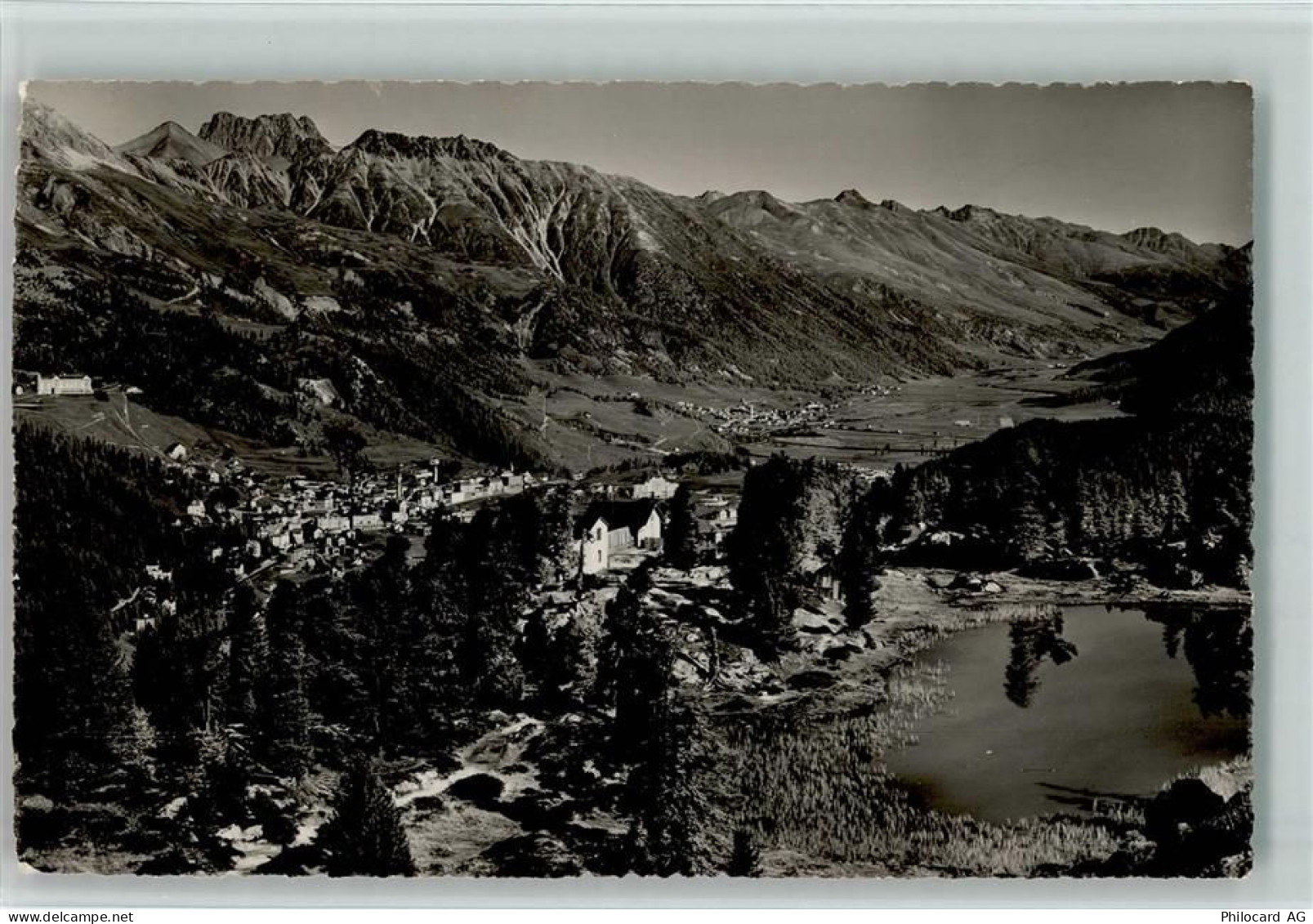 7500 St. Moritz - Berghaus Hahnensee mit St. Moritz gegen Piz Kesch - 10156289