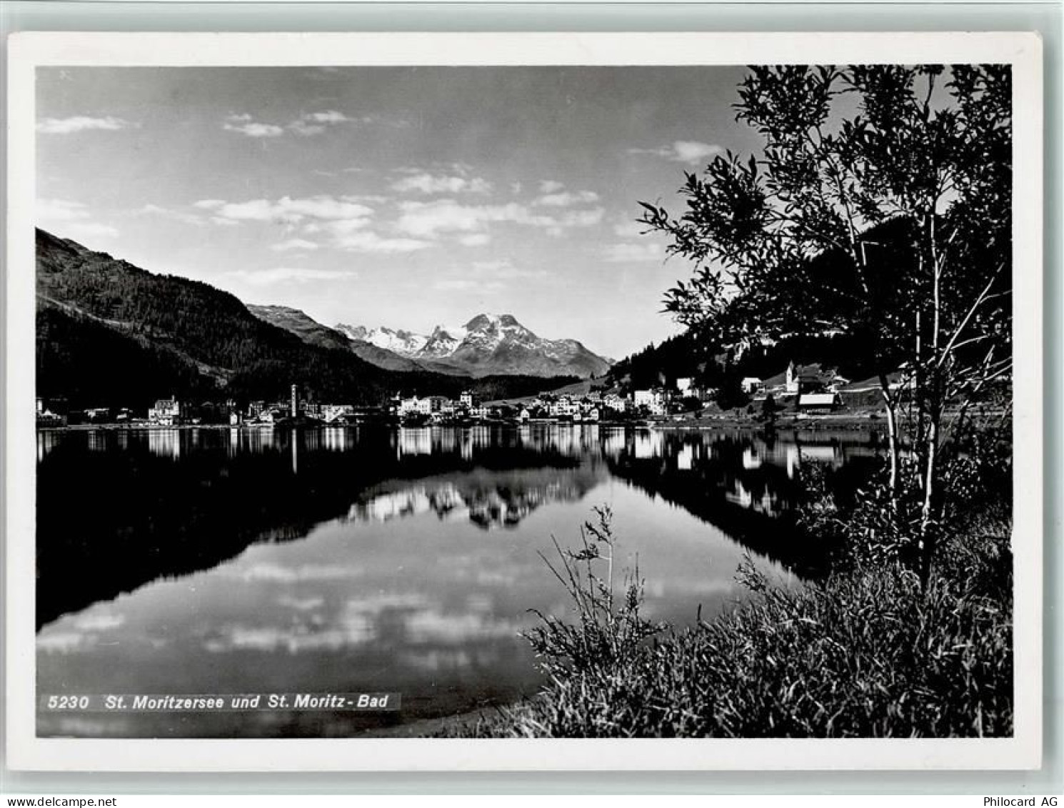 7500 St. Moritz - St. Moritzersee und Blick nach St. Moritz - 10156051