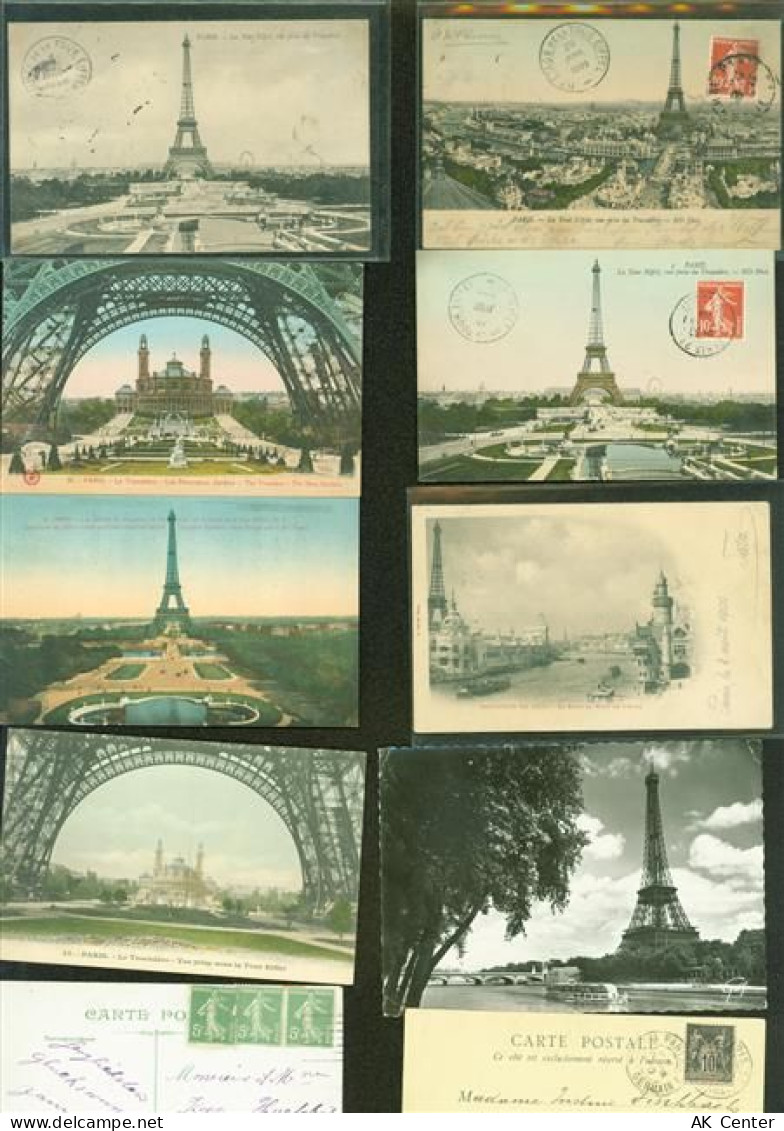 75000 Paris Lot mit 36 AK Eiffelturm - 13820200