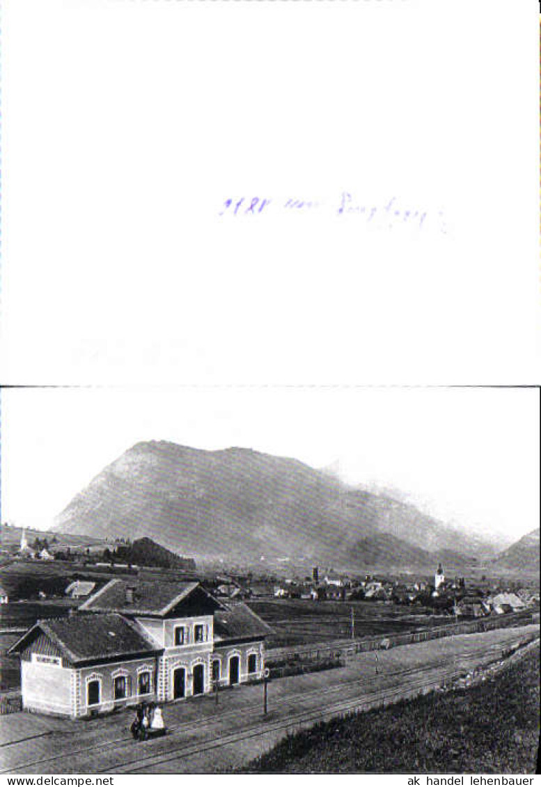 750010 Foto Repro Scheifling Bahnhof 1870 ca.