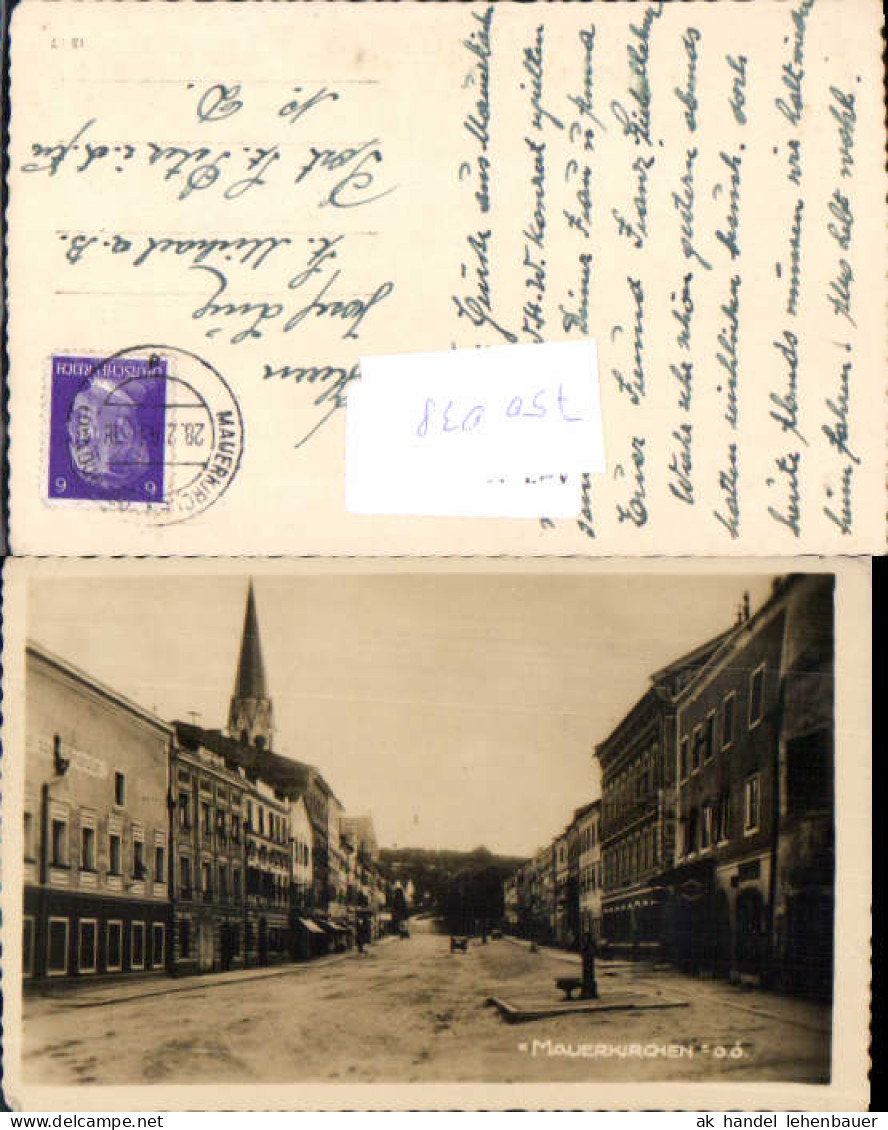 750038 tolle Foto-AK Mauerkirchen bei Ried im Innkreis Hauptplatz