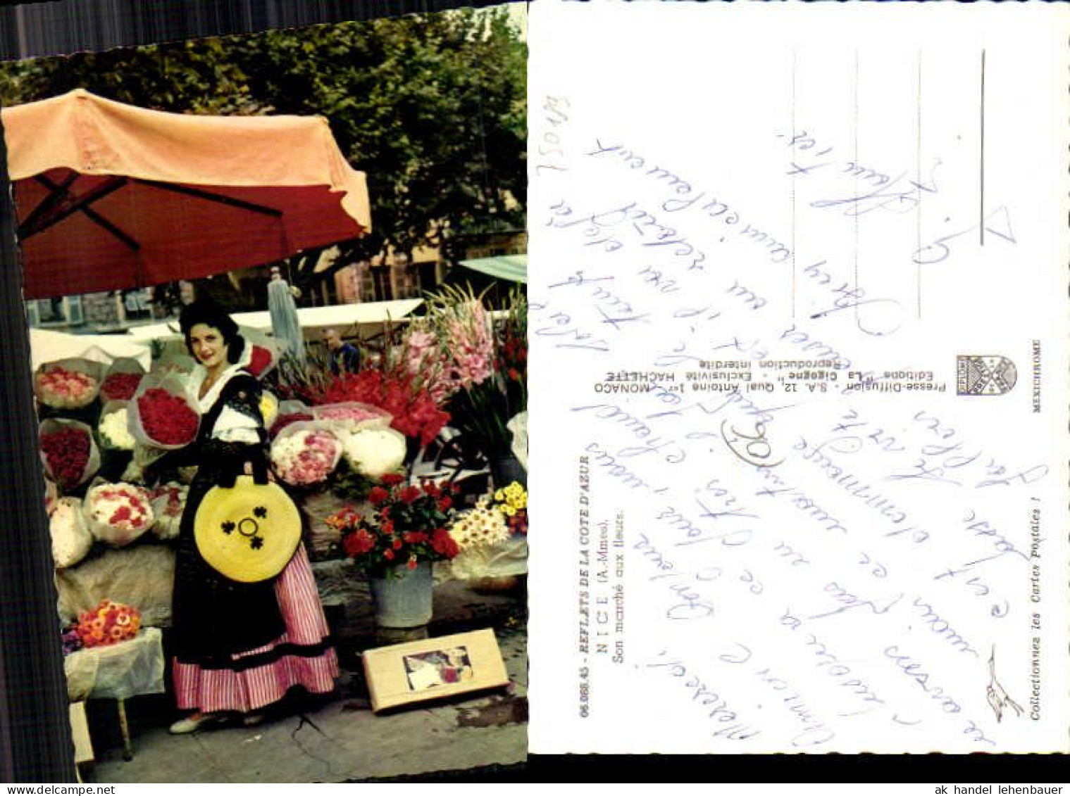 750189 Cote D`Azur French Riviera Nice Nizza Costumes Trachten