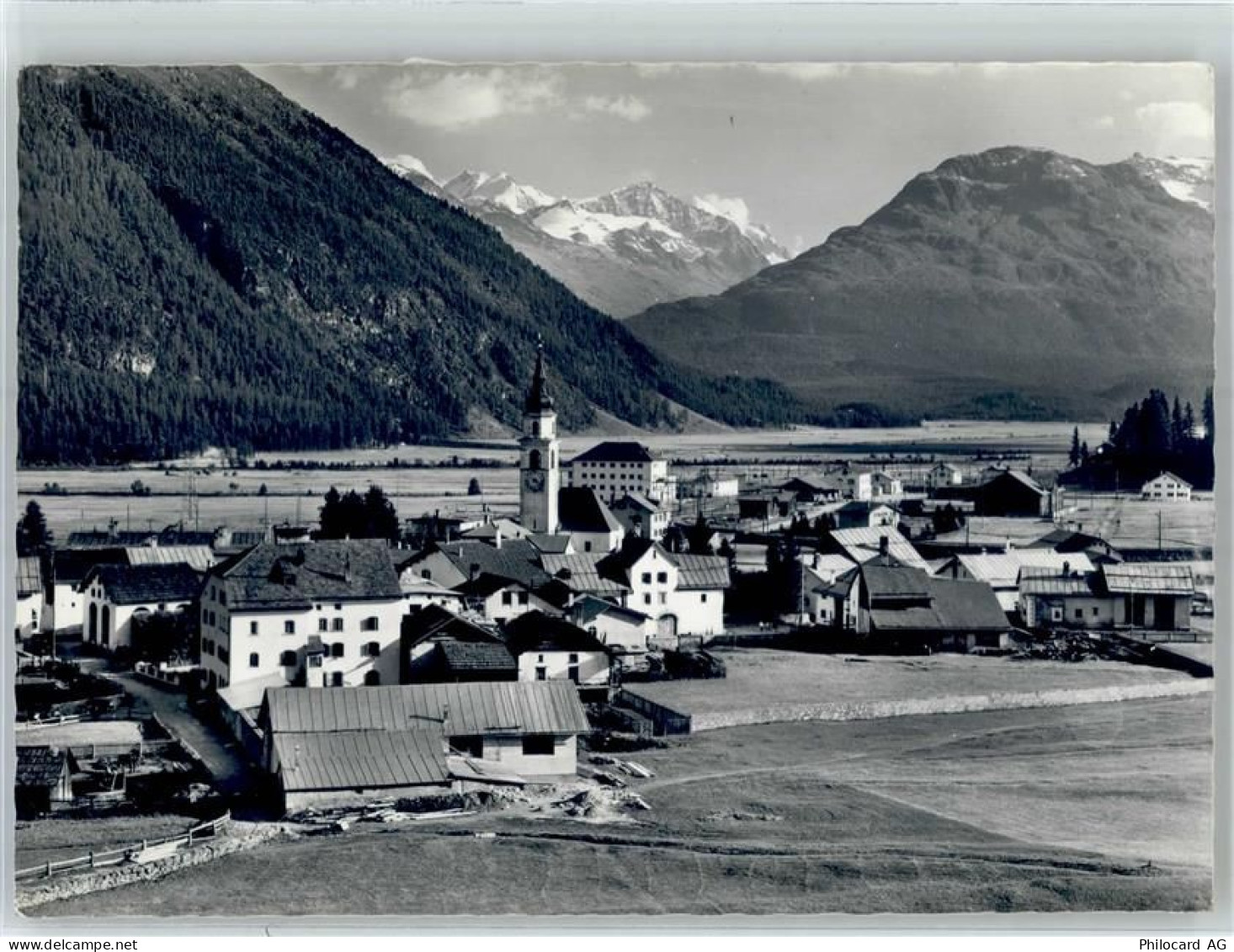 7502 Bever - Blick mit Berninagruppe - 51713302