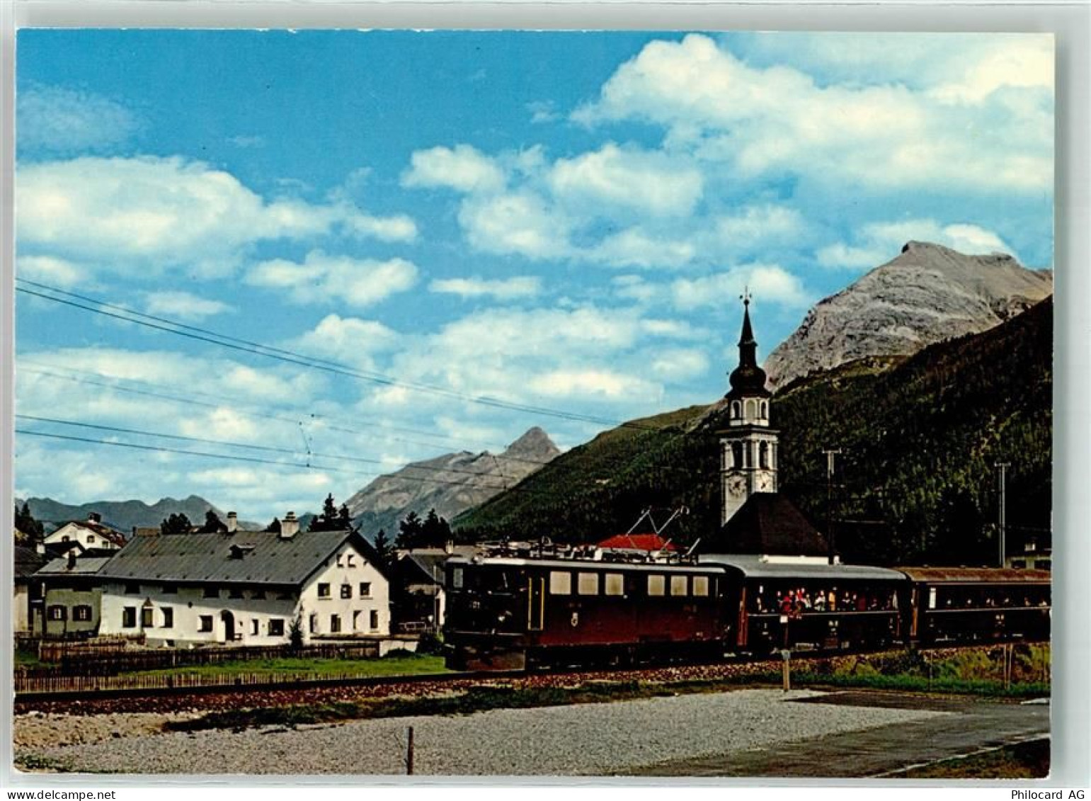 7502 Bever - Rhätische Bahn Eisenbahn - 39696554