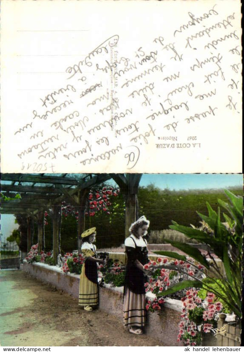 750219 Cote D`Azur French Riviera Nice Nizza Costumes Trachten