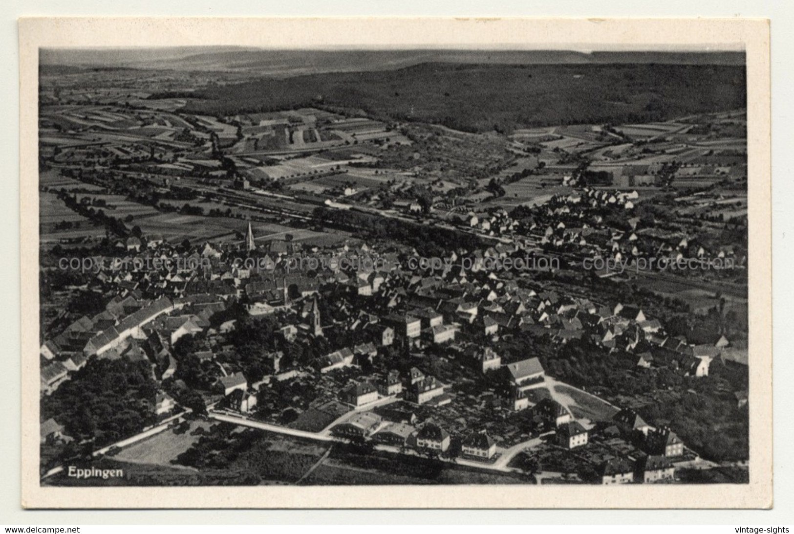 75031 Eppingen - Germany: Aerial View / Luftaufnahme (Vintage Postcard)