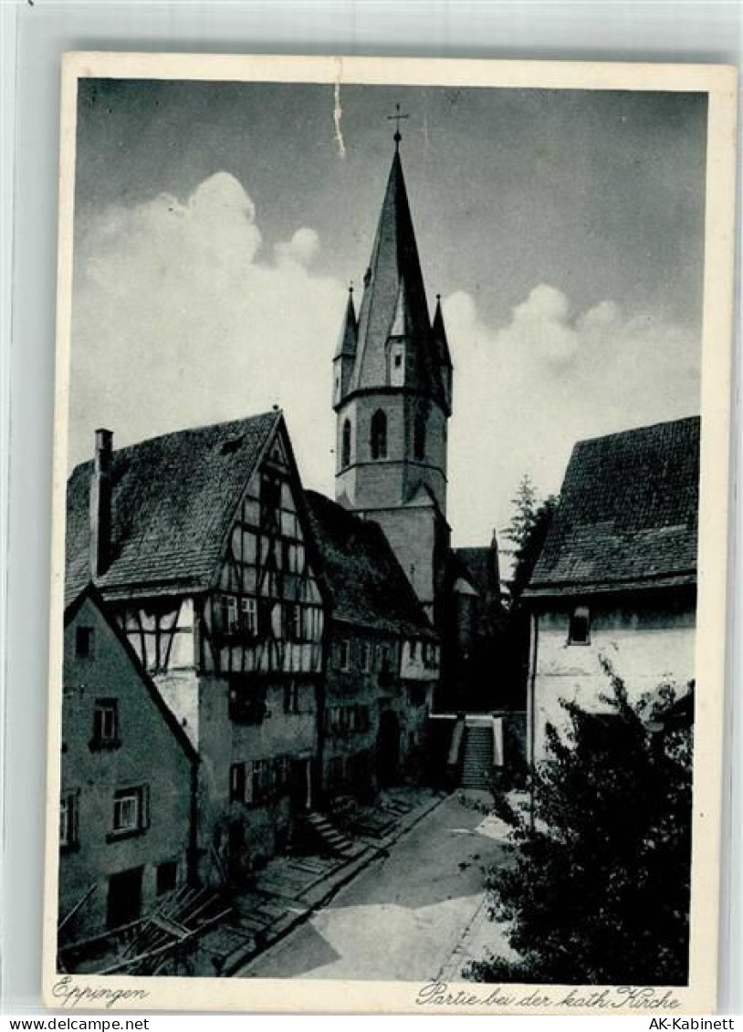 75031 W7519 Eppingen Gebrauchsspuren Kath. Kirche Einriss - 39919042