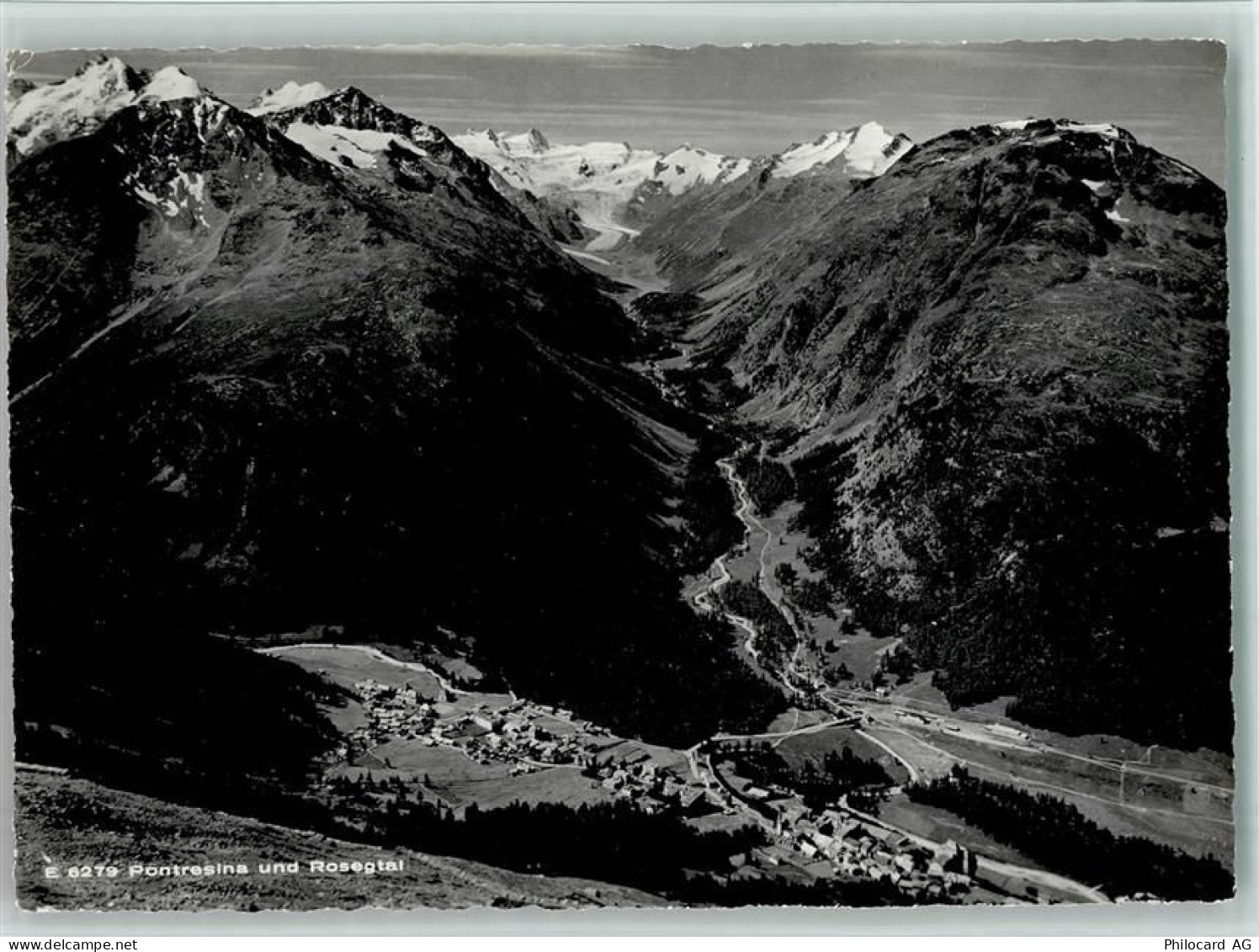 7504 Pontresina - Blick auf Pontresina und Rosegtal - 10156164