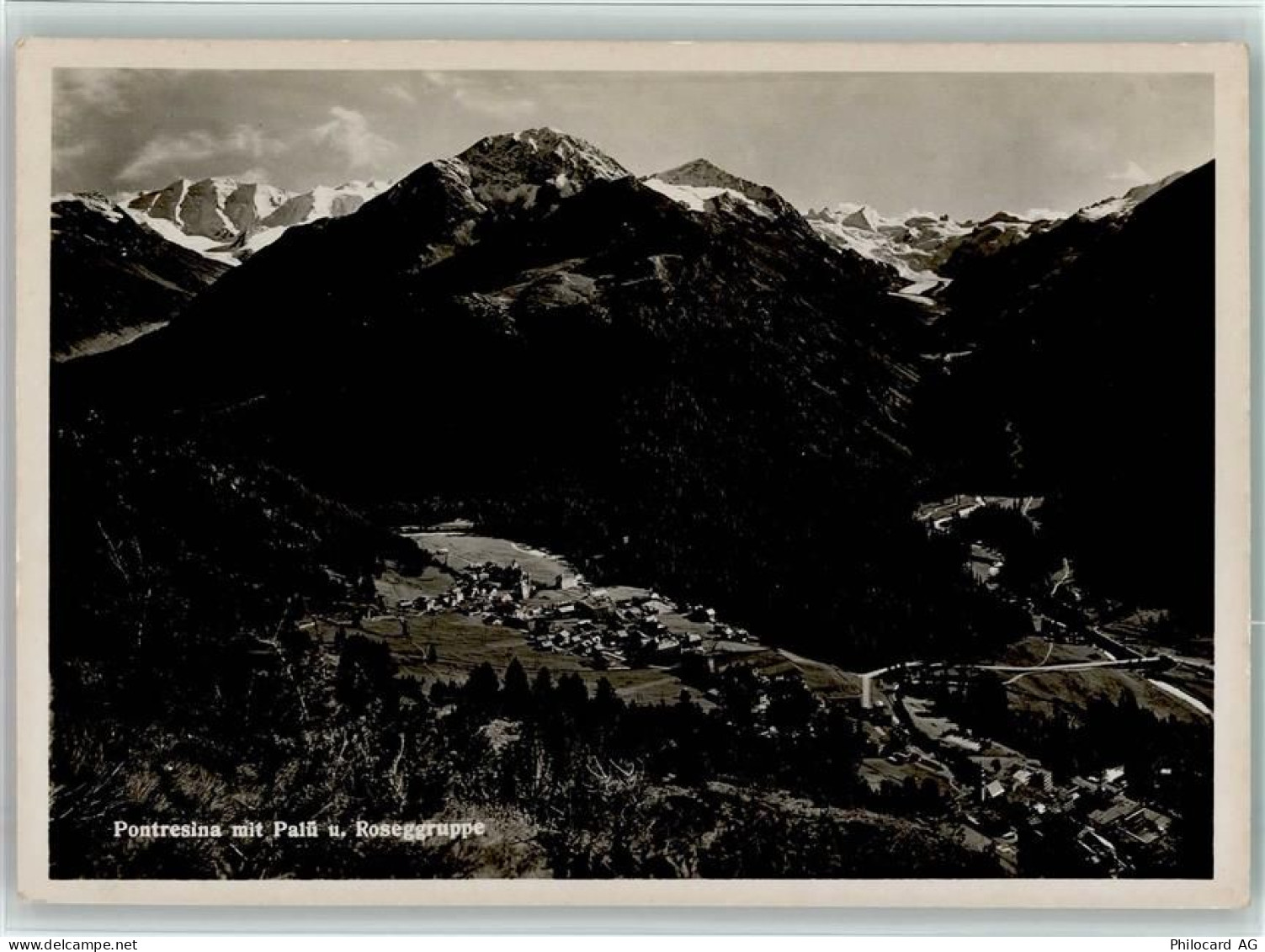 7504 Pontresina - Pontresina mit Palü und Roseggruppe - 10156163