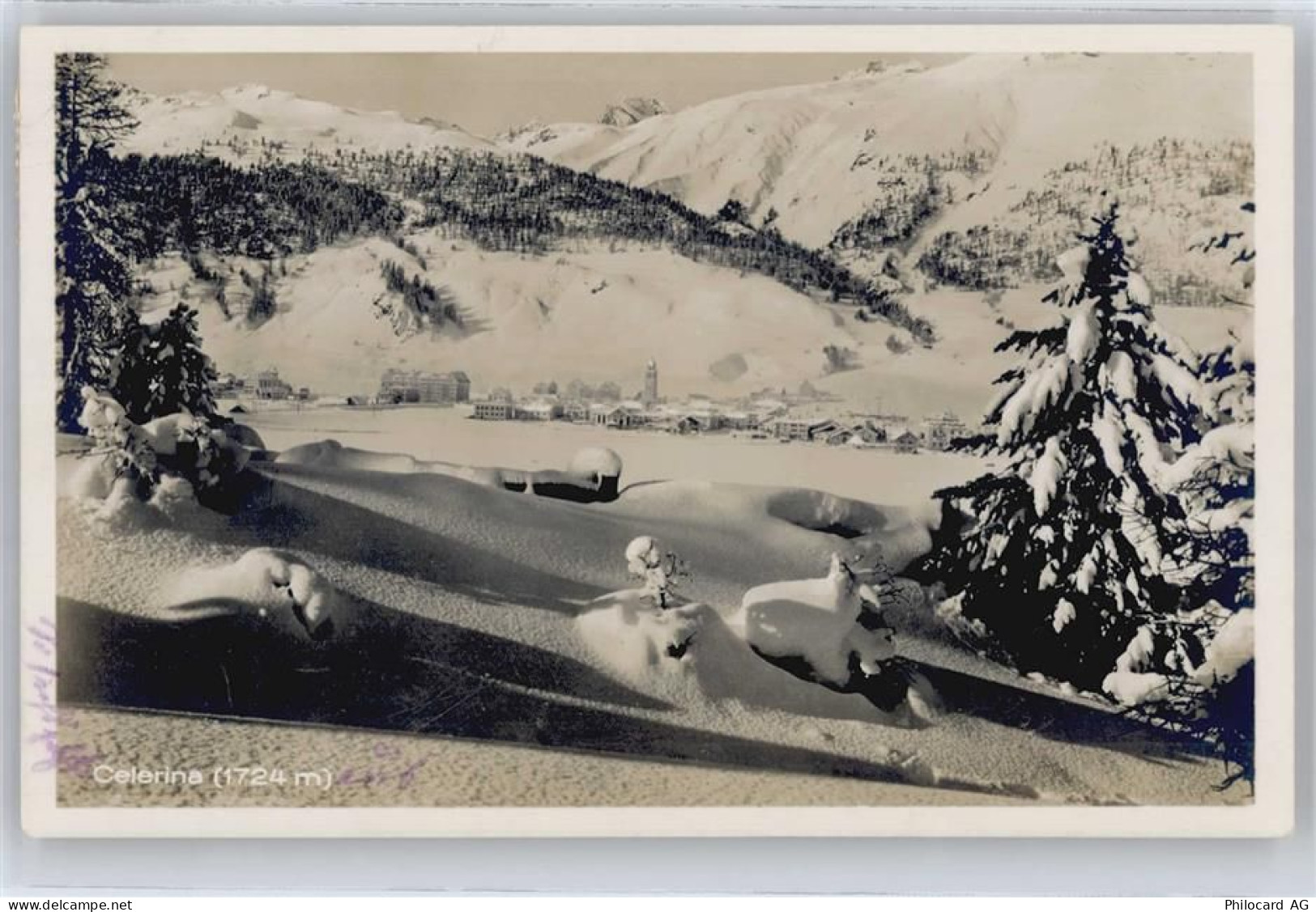 7505 Celerina/Schlarigna - Gesamtansicht, Winter - 50670622