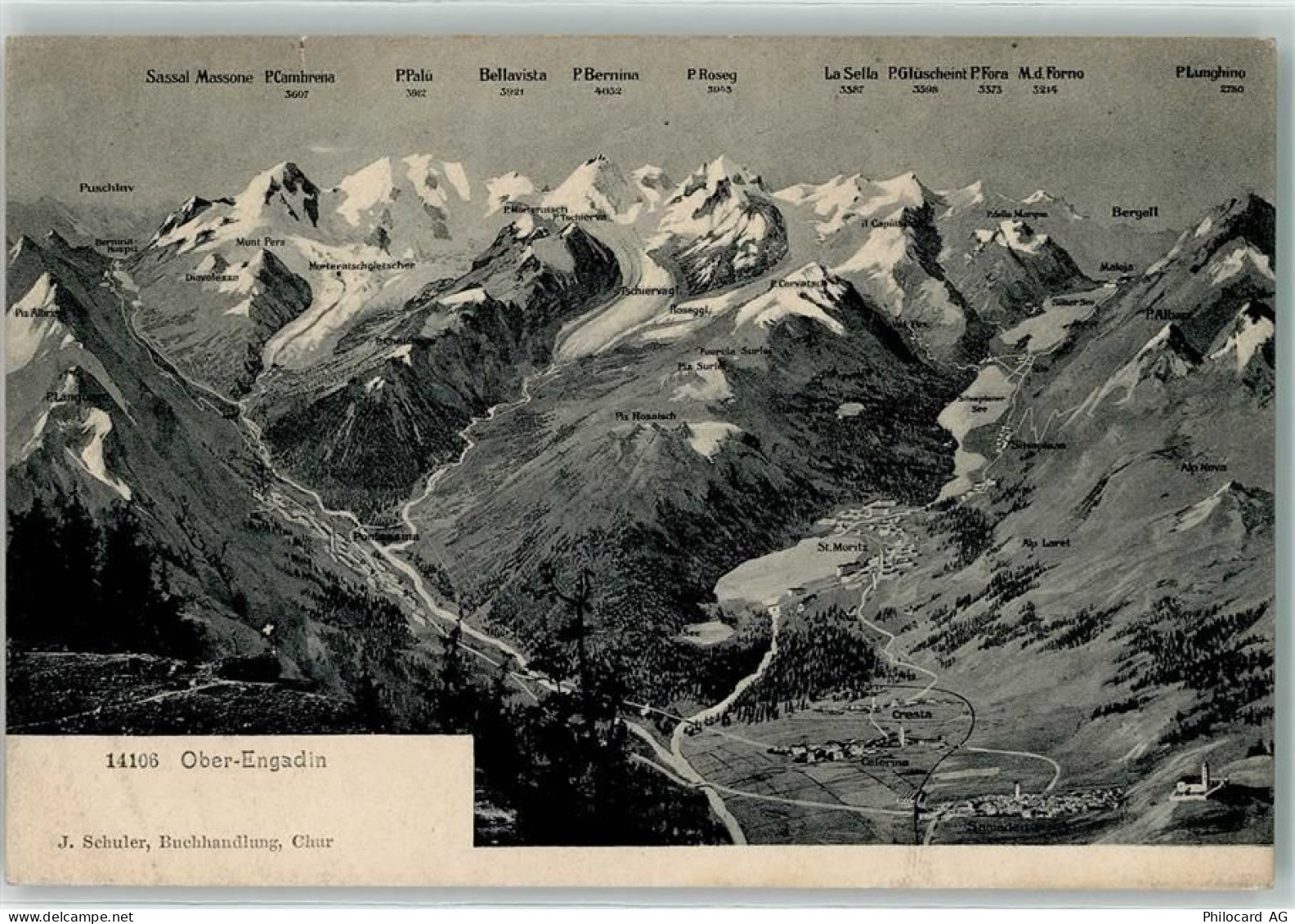 7505 Celerina/Schlarigna - Vogelschau Oberengadin - 10602436