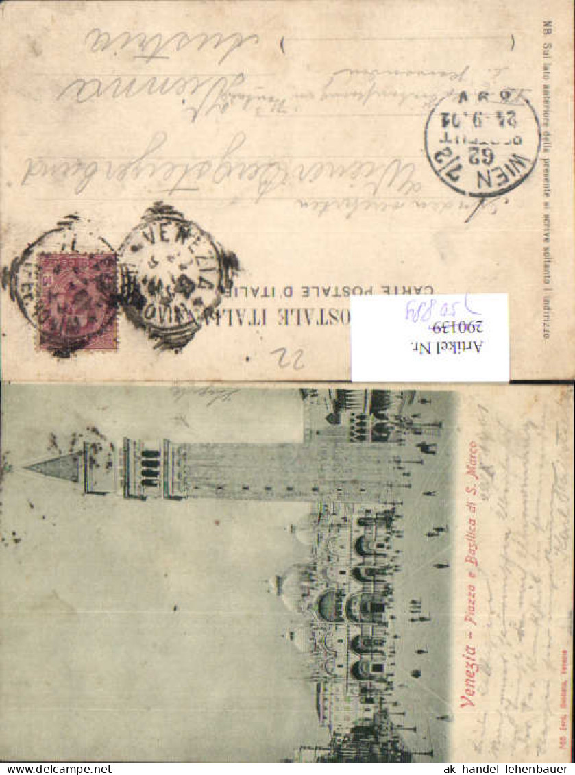750889 Venezia Venedig Piazze e Basilica di San Marco 1901