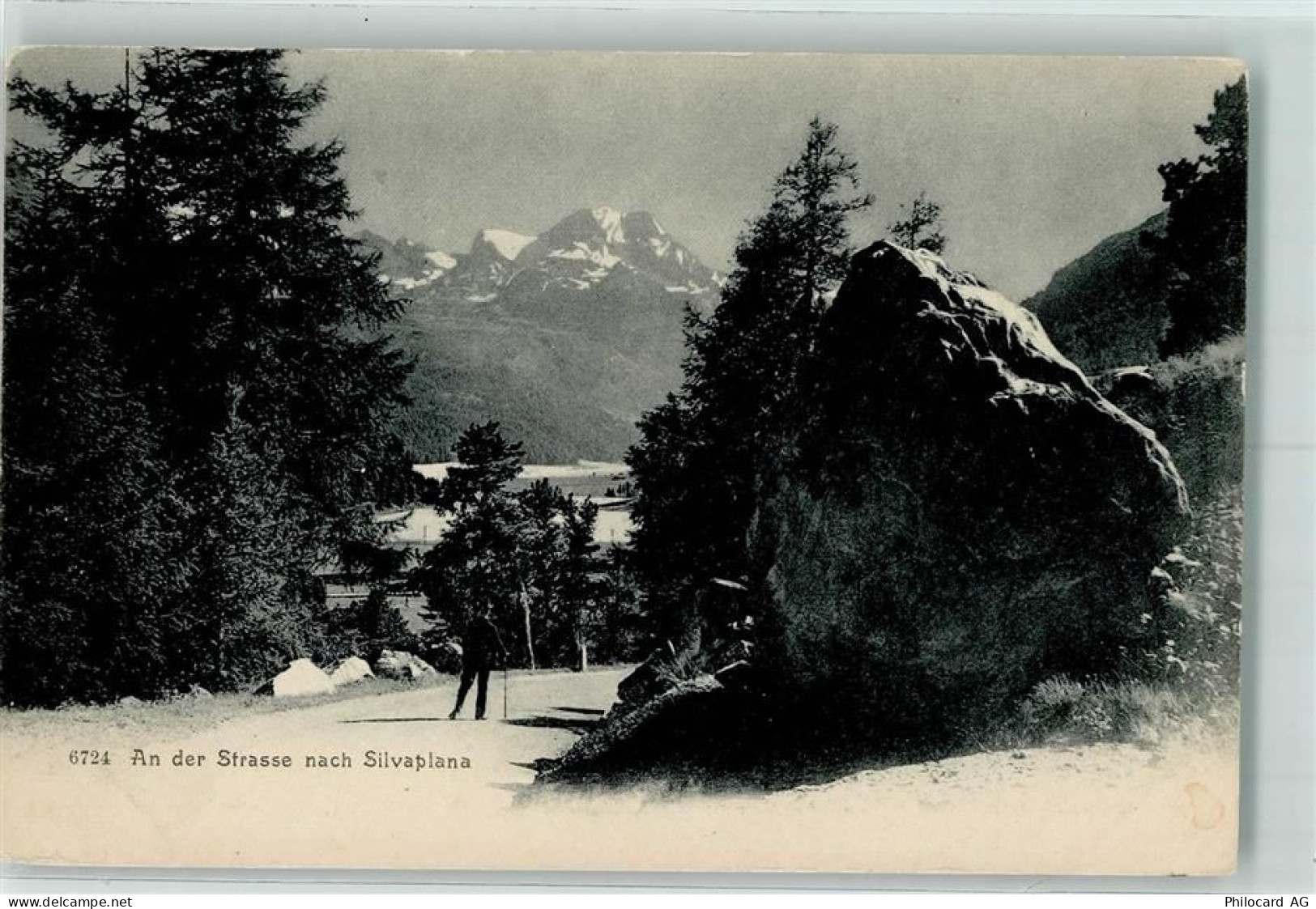 7513 Silvaplana Gebrauchsspuren an der Strasse nach Silvaplana - 10302282