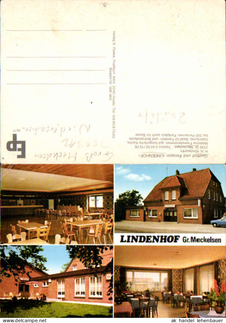 751312 Groß Meckelsen Kr. Sittensen LK Rotenburg Wümme Lindenhof Gasthaus